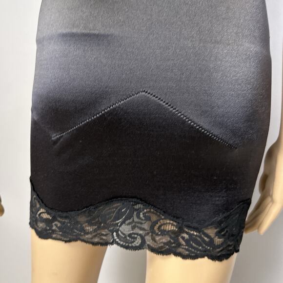 Vintage Vanity Fair All in One Body Shaper Slip Panty 34 Second Skin Satin 61194 - Picture 7 of 14